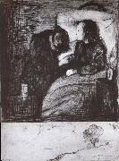 Edvard Munch Sick painting